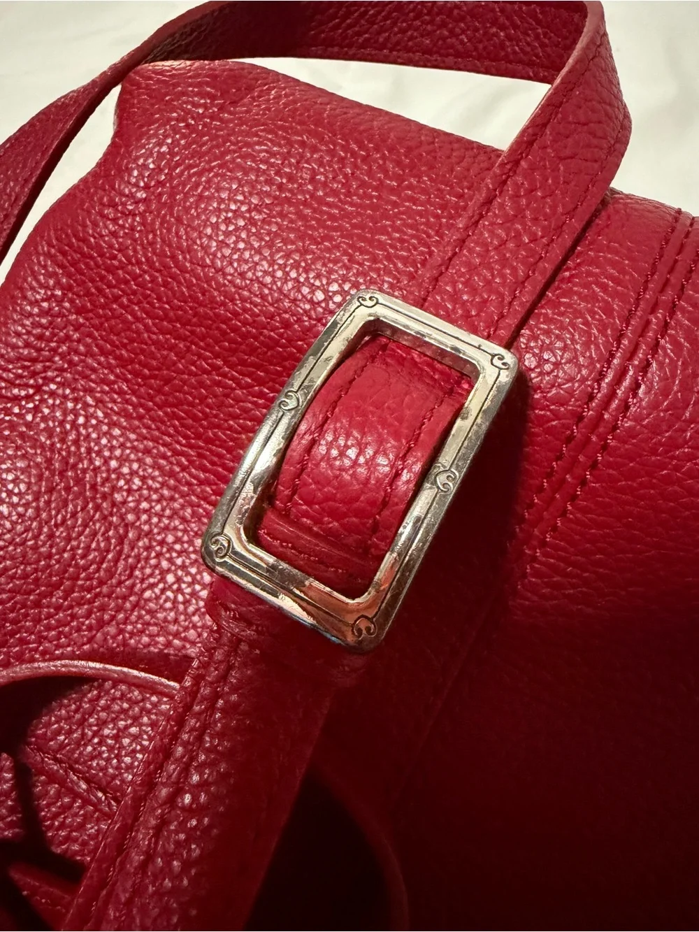 Women’s Brighton Lipstick Red Studded Crossbody Bag